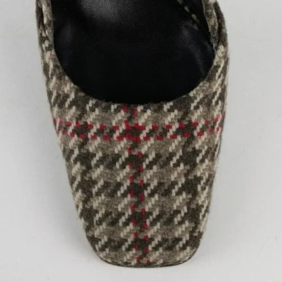 Prada Houndstooth Sling-Back Heels - Picture 8 of 10